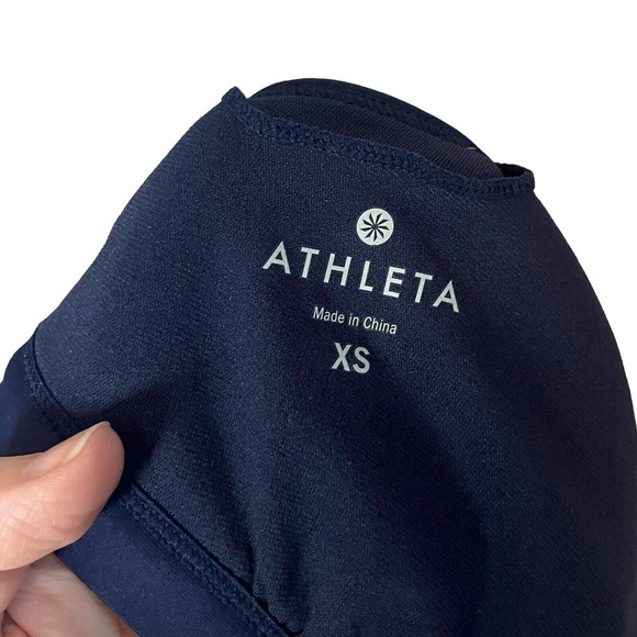 Athleta Paddle Out Bikini Top Triangle Space Dye Strappy - Picture 5 of 6